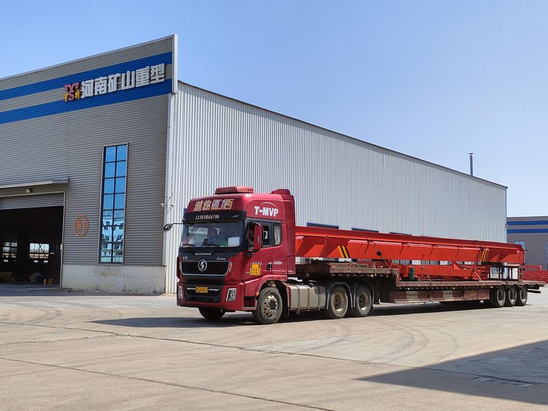 電動葫蘆門式起重機  MHxh10t—14m 外懸3.5/1.5m 制作完成，發(fā)往青海交付客戶使用